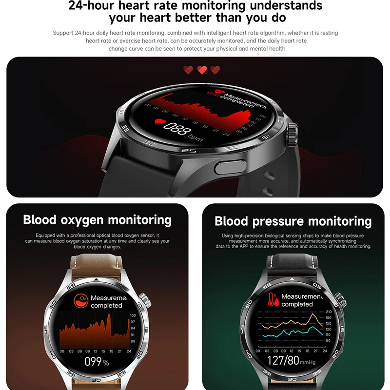 GT5 PRO Smart Watch Men Watch 5 Pro AMOLED HD Screen Bluetooth Call GPS Trajectory NFC Heart Rate Compass SmartWatches 2024 New GT5 PRO Smart Watch Men Watch 5 Pro AMOLED HD Screen Bluetooth Call GPS Trajectory NFC Heart Rate Compass SmartWatches 2024 New