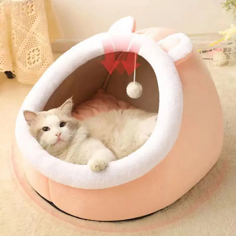 Deep Sleep Cat Bed Warm Pet Basket Cozy Cat House Kitten Lounger Cushion Cat Nesk Tent Very Soft Small Dog Mat Bag Cave Cats Bed Deep Sleep Cat Bed Warm Pet Basket Cozy Cat House Kitten Lounger Cushion Cat Nesk Tent Very Soft Small Dog Mat Bag Cave Cats Bed