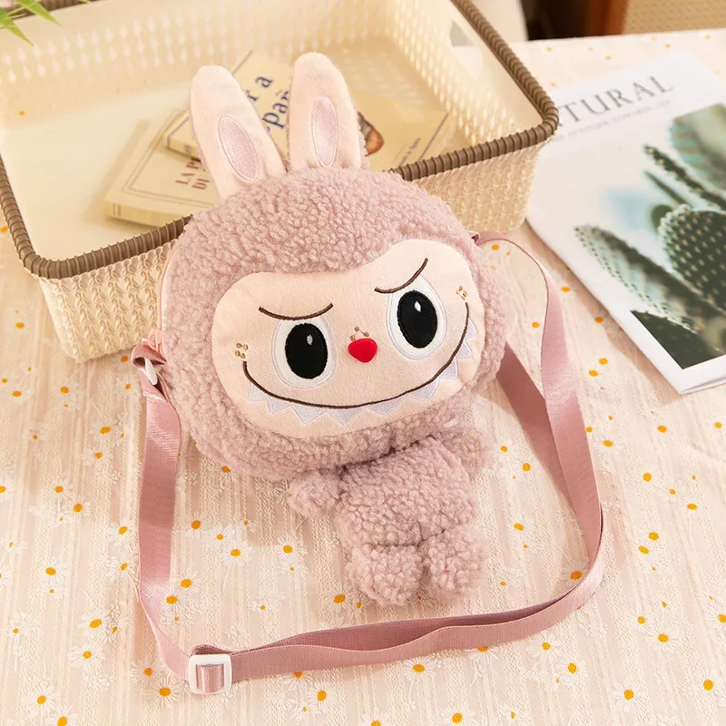 30cm Labubu Shoulder Cartoon Cute Doll Backpack Toy Play Crossbody Pouch Monster Outdoor Travel Bag Christmas Gift 30cm Labubu Shoulder Cartoon Cute Doll Backpack Toy Play Crossbody Pouch Monster Outdoor Travel Bag Christmas Gift
