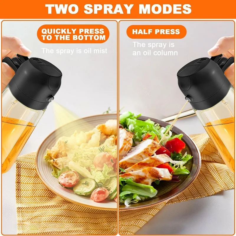 2 in1 Oil Spray Bottle For Kitchen Barbecue Cooking Olive Oil Dispenser Oil Jar Baking Vinegar Soy Spray Container Kitchen Tool 2 in1 Oil Spray Bottle For Kitchen Barbecue Cooking Olive Oil Dispenser Oil Jar Baking Vinegar Soy Spray Container Kitchen Tool