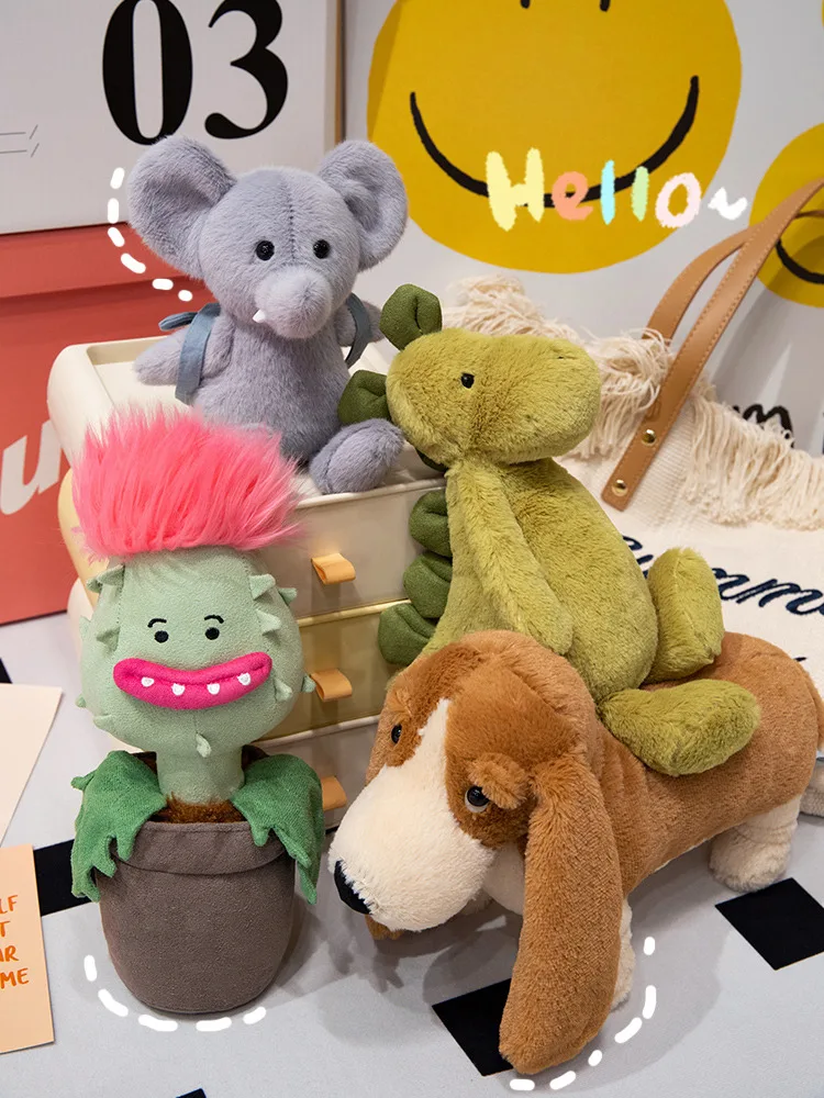 Stuffed UK Style Beagle Dog Puppy Dog Blue Backpack Elephant Plushie Plush Plant Chomper Baby Appease Toy Green Dinosaur Dinos Stuffed UK Style Beagle Dog Puppy Dog Blue Backpack Elephant Plushie Plush Plant Chomper Baby Appease Toy Green Dinosaur Dinos