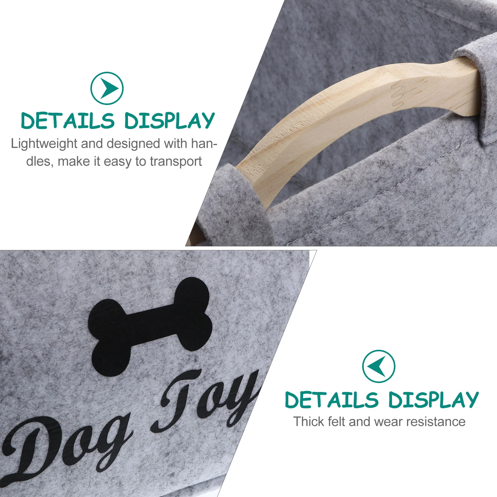 Dog Toy Basket Pet Storage Box Bin Organizer Toys Felt Cat Accessory Container Bins Baskets Accessories Containers Organizing Dog Toy Basket Pet Storage Box Bin Organizer Toys Felt Cat Accessory Container Bins Baskets Accessories Containers Organizing