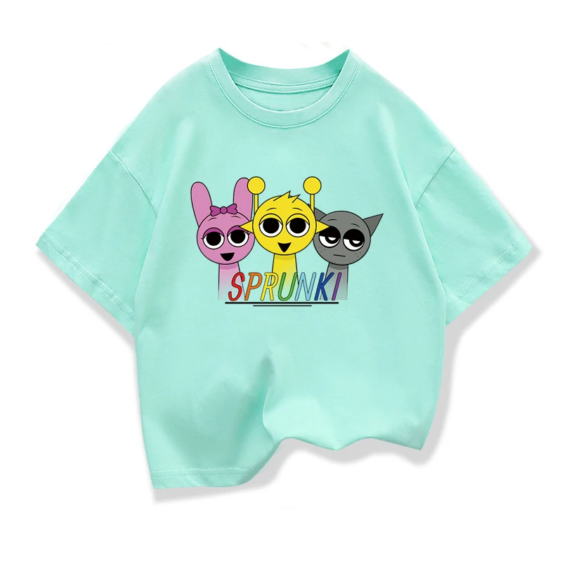 Summer New Sprunki T Shirt Baby Clothes Boys Girls Cartoon Cotton Clothing Toddler Summer Anime Infant Short Sleeve Tees Gift Summer New Sprunki T Shirt Baby Clothes Boys Girls Cartoon Cotton Clothing Toddler Summer Anime Infant Short Sleeve Tees Gift