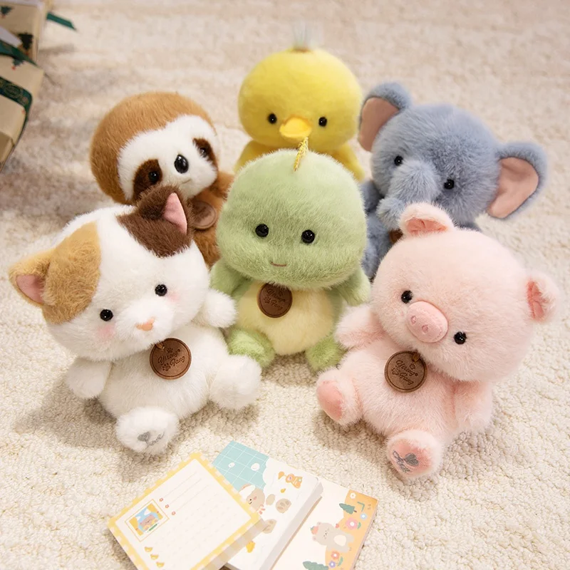 Cute Sitting Animals Red Panda Fox Sloth Cat Soft Plush Dolls Stuffed Capybara Pig Plushie Baby Toys Gifts For Children Cute Sitting Animals Red Panda Fox Sloth Cat Soft Plush Dolls Stuffed Capybara Pig Plushie Baby Toys Gifts For Children