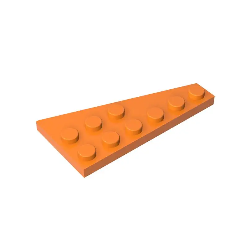 Gobricks 10PCS Bricks Wedge Plate Parts 6x3 Right compatible with 54383 pieces of children's toys Building Blocks Assembles T Gobricks 10PCS Bricks Wedge Plate Parts 6x3 Right compatible with 54383 pieces of children's toys Building Blocks Assembles T