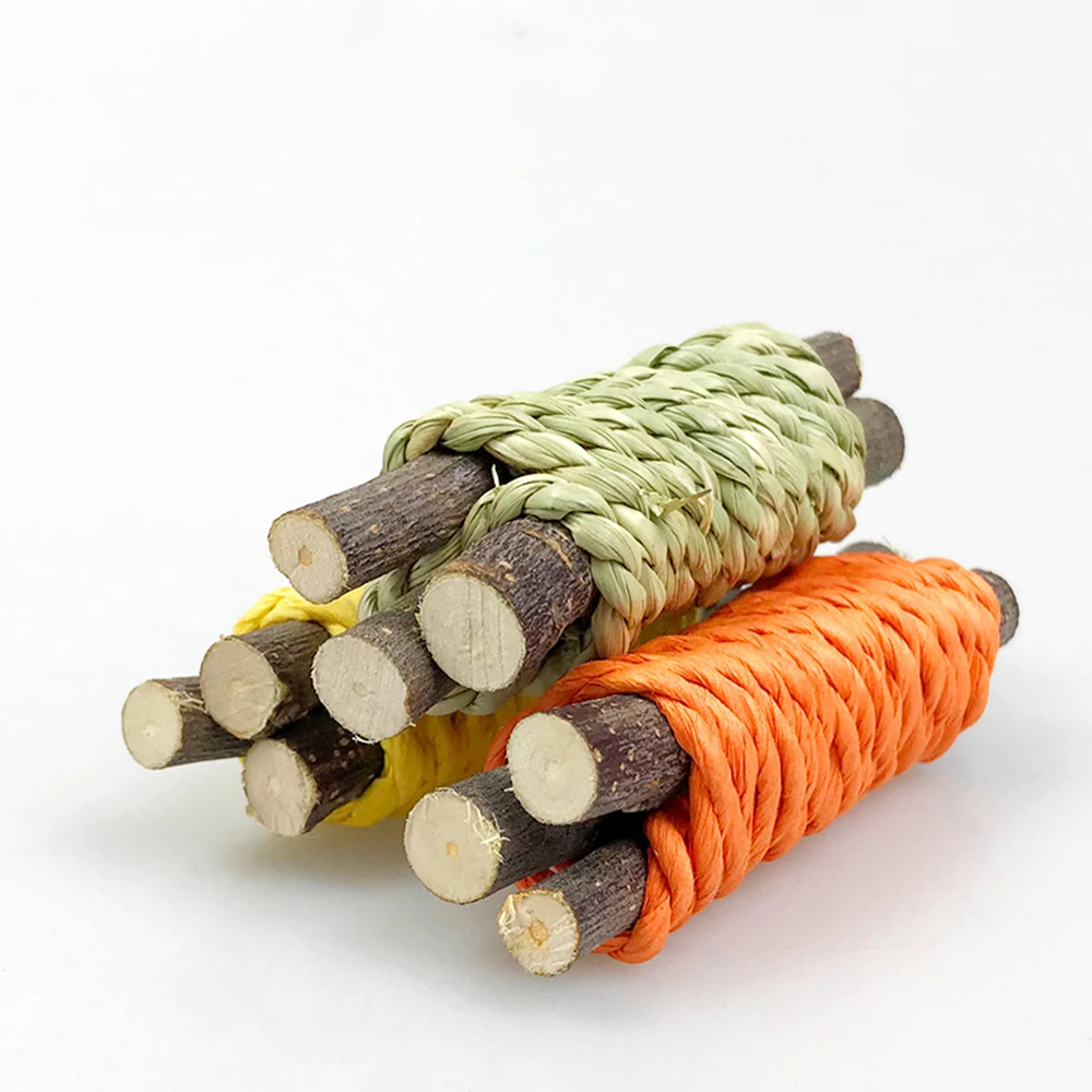 9PCS Small pet toy set, pet rabbit, hamster, fun toy, grinding supplies color random 9PCS Small pet toy set, pet rabbit, hamster, fun toy, grinding supplies color random