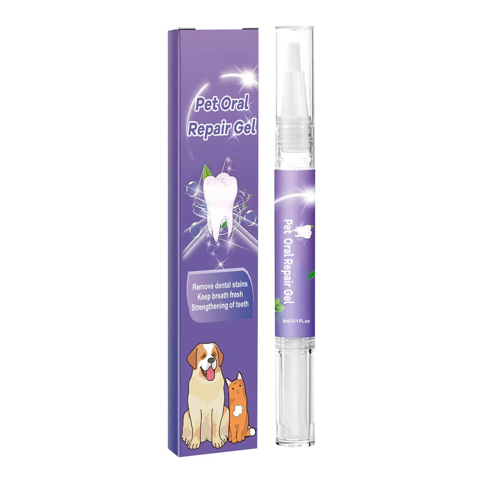 3ml Pet Oral Gel Cleaning Dog Cat Teeth, Bad Breath, For Tartar, No Need To Brush Teeth, Pet Breath Freshener Gel Care Cleaner 3ml Pet Oral Gel Cleaning Dog Cat Teeth, Bad Breath, For Tartar, No Need To Brush Teeth, Pet Breath Freshener Gel Care Cleaner
