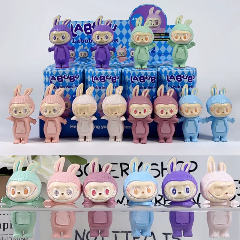 Labubu Hippers Blind Box Mini Figurine Doll Collection Pvc Model Toys Wholesale Children Birthday Christmas Toys