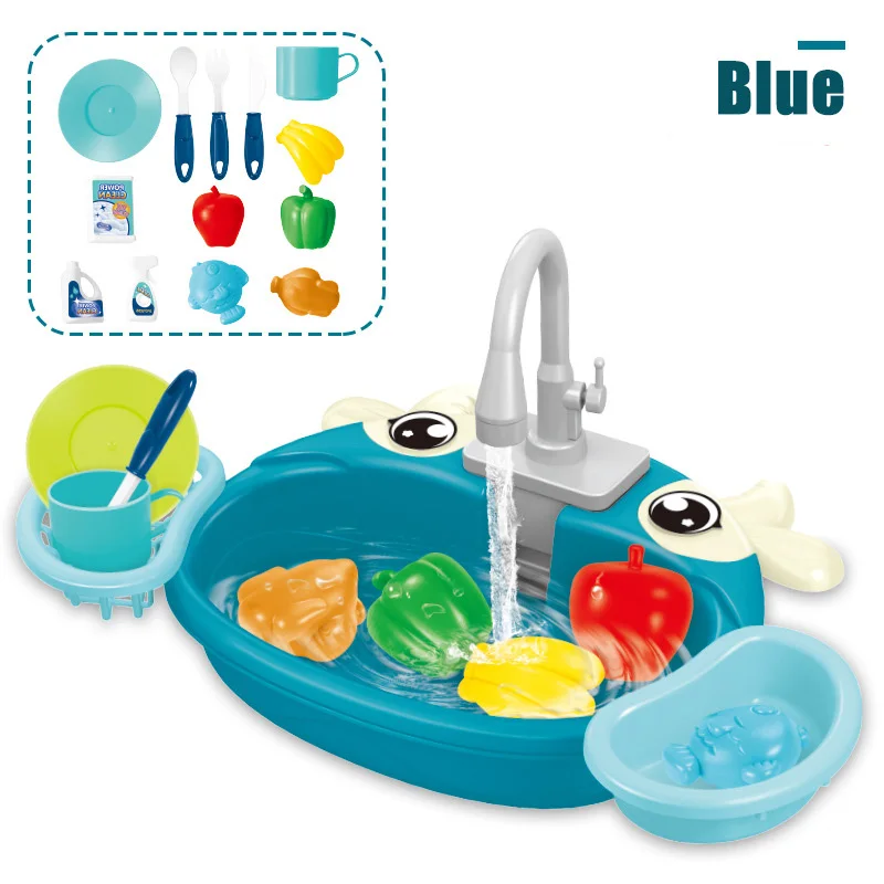Kid Simulation Electric Dishwasher Wash Sink Running Water Toy Role Playing House Kitchen Pretend Game Food Fruit Girl Boy Gift Kid Simulation Electric Dishwasher Wash Sink Running Water Toy Role Playing House Kitchen Pretend Game Food Fruit Girl Boy Gift
