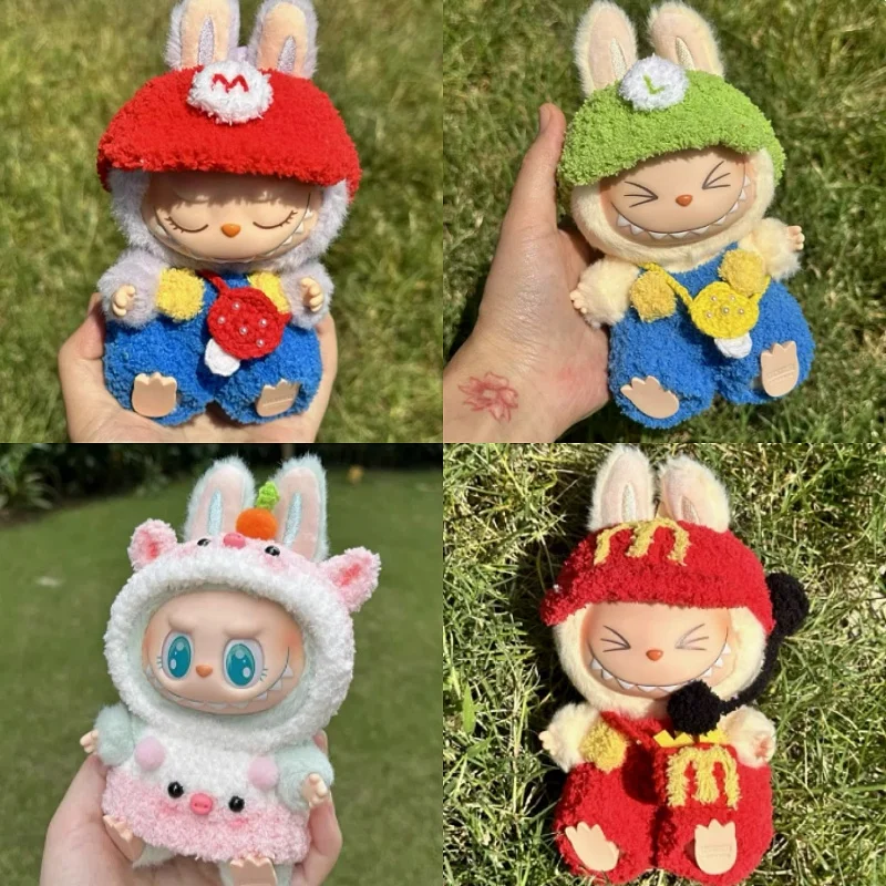 Popmart Labubu 2nd Generation Sitting Party Doll Clothes Handmade Art Weaving Toys Anime Cute Labubu Surrounding Popmart Labubu 2nd Generation Sitting Party Doll Clothes Handmade Art Weaving Toys Anime Cute Labubu Surrounding