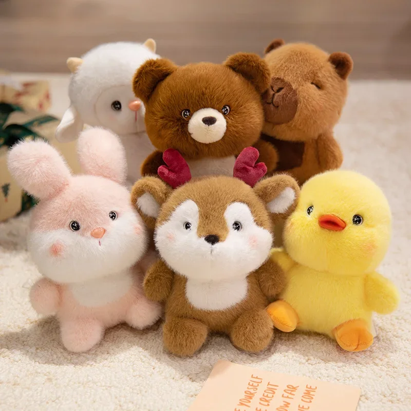 17cm Pretty Mini Desktop Pets Series Plush Toys Delicate Lovely Handmade Baby Animals Doll Perfect Gift To Kids 17cm Pretty Mini Desktop Pets Series Plush Toys Delicate Lovely Handmade Baby Animals Doll Perfect Gift To Kids