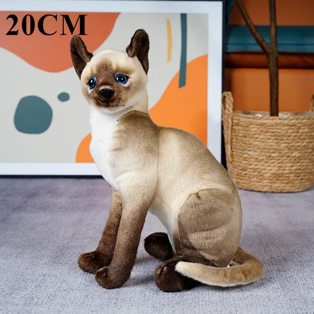 1pc 4 Colors INS Like Real Prone Cat Plush Doll Stuffed Pure Colors Grey White Yellow Kitten Toy Pets Animal Kids Gift 1pc 4 Colors INS Like Real Prone Cat Plush Doll Stuffed Pure Colors Grey White Yellow Kitten Toy Pets Animal Kids Gift