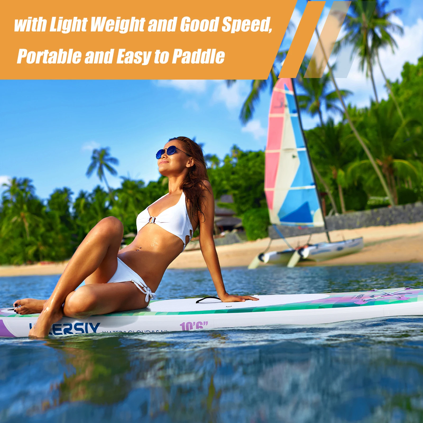 3.2M Inflatable Stand Up Paddle Board SUP Board with Removable Fin for Adults/ Kids 3.2M Inflatable Stand Up Paddle Board SUP Board with Removable Fin for Adults/ Kids