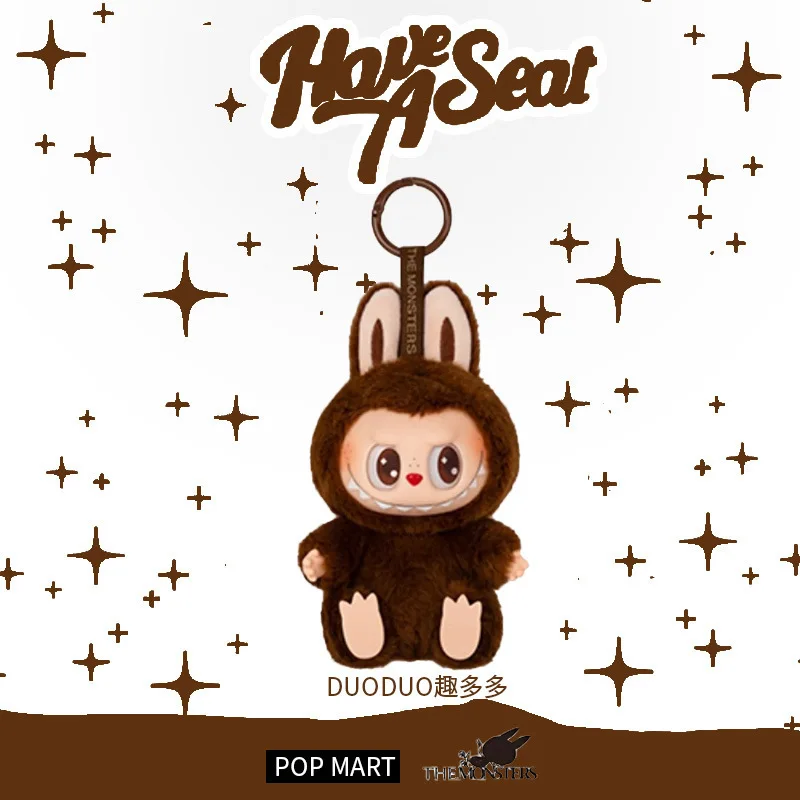 Labubu Macaron 2nd Blind Box Popmart series PVC kawaii Labubu Replica Macaron Pendant Doll Monsters Lisa Trendy Toy Gift