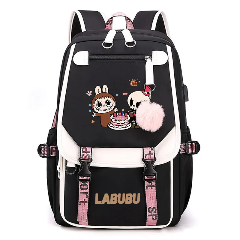 Labubu Anime Backpack Cosplay Unisex Students School Bag Cartoon Bookbag Laptop Travel Rucksack Outdoor Bag Labubu Anime Backpack Cosplay Unisex Students School Bag Cartoon Bookbag Laptop Travel Rucksack Outdoor Bag