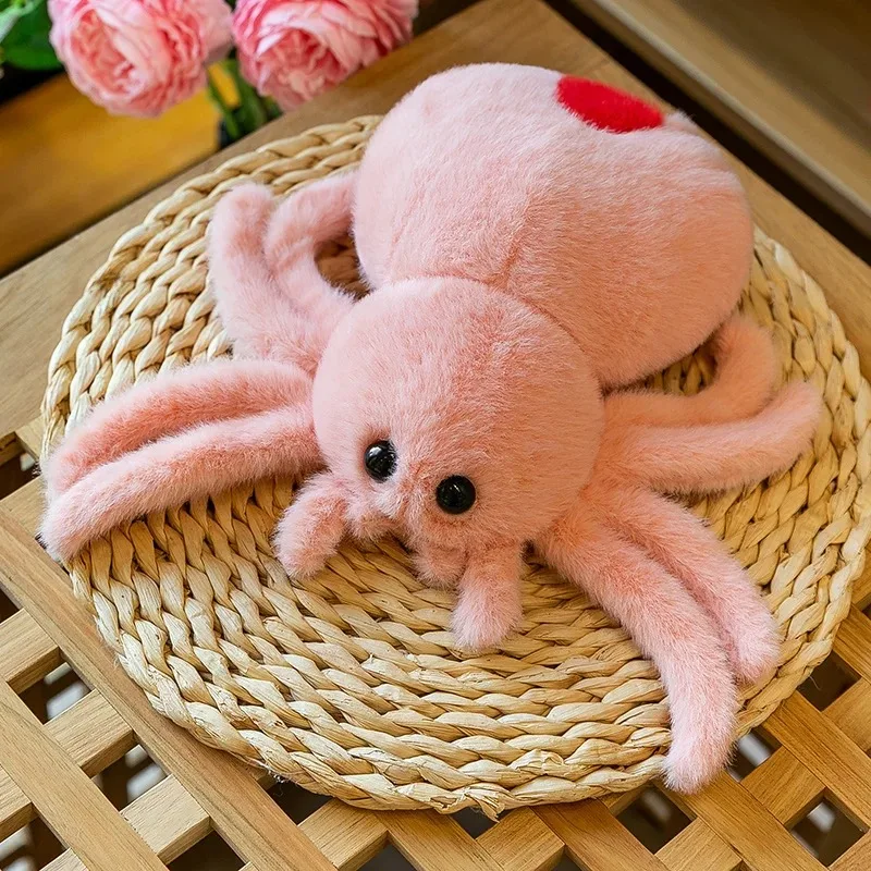 Simulation Black Spider Jumping Spider Doll Crawling Pet Doll Plush Cute Reptile Plush Toy Super Cute Doll Simulation Black Spider Jumping Spider Doll Crawling Pet Doll Plush Cute Reptile Plush Toy Super Cute Doll