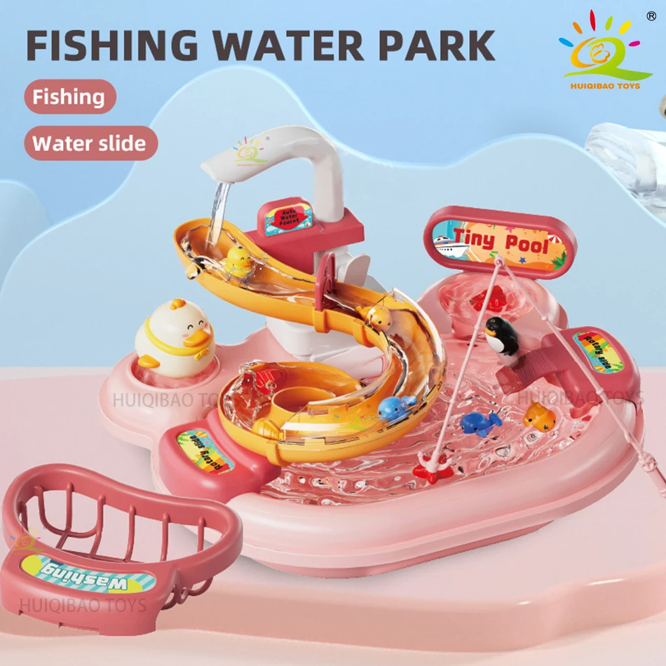 Kids Kitchen Sink Toys Electric Dishwasher Playing Toy With Running Water Pretend Play Food Fishing Toy Role Playing Girls Gift Kids Kitchen Sink Toys Electric Dishwasher Playing Toy With Running Water Pretend Play Food Fishing Toy Role Playing Girls Gift