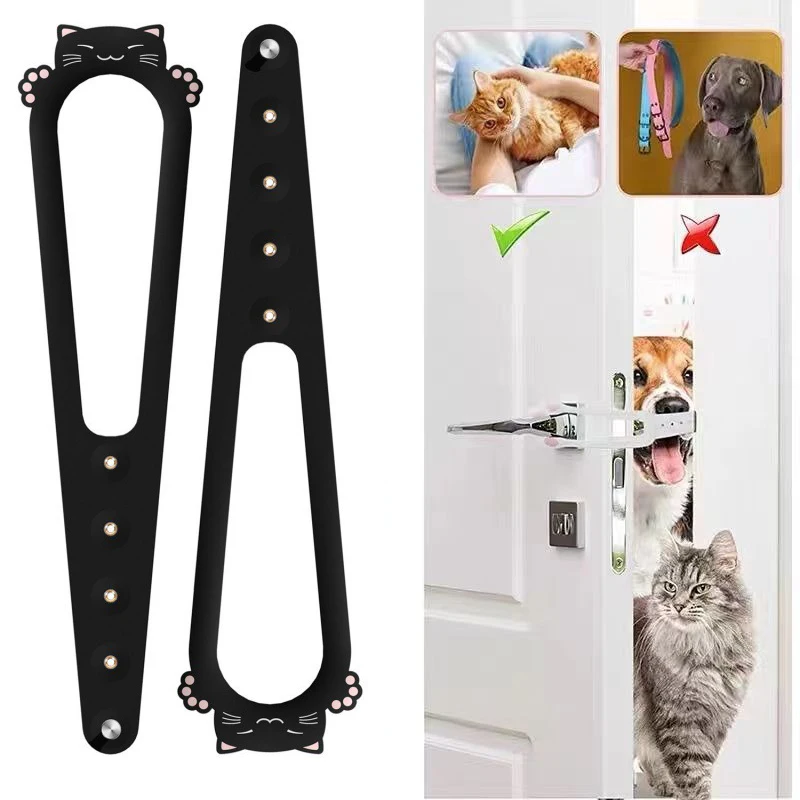 Pet Cat Door Holder Latch Prevents Dogs From Entering Plastic Adjustable Elastic Gate Lock Flex Latch Strap Keep Dog Out Pet Cat Door Holder Latch Prevents Dogs From Entering Plastic Adjustable Elastic Gate Lock Flex Latch Strap Keep Dog Out