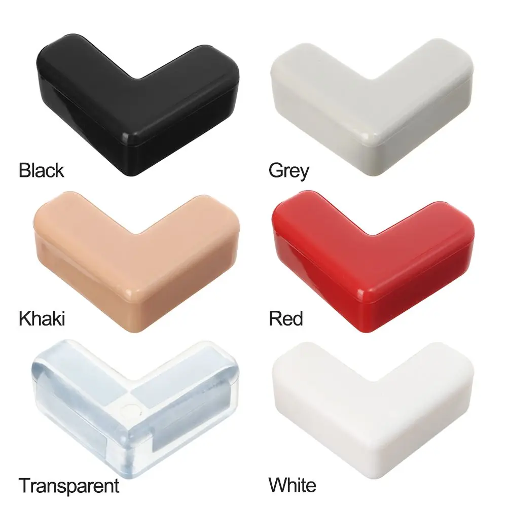 、4pcs Baby Safety Colorful Silicone Protector Table Corner Edge Protection Cover Electric Socket Children Anticollision Guards