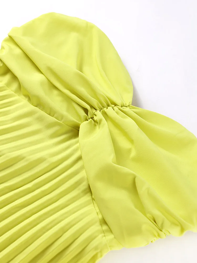 Strapless Ribbon Maxi Dress Women Elegant Sleeveless Backless Pleated Party Dresses Female 2025 Summer Sexy Lady Evening Vestido Strapless Ribbon Maxi Dress Women Elegant Sleeveless Backless Pleated Party Dresses Female 2025 Summer Sexy Lady Evening Vestido