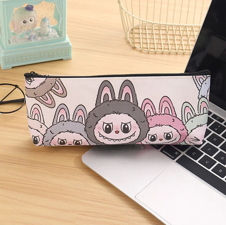 Cartoon Cute Labubu Stationery Bag Toy Kawaii Student Supplies Pencil Box Coin Wallet Cosmetics Bag Storage Bag Children's Gifts Cartoon Cute Labubu Stationery Bag Toy Kawaii Student Supplies Pencil Box Coin Wallet Cosmetics Bag Storage Bag Children's Gifts