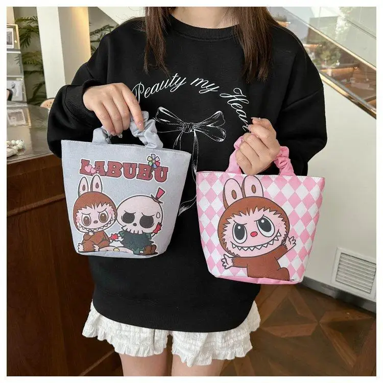 New Labubu Fashion Bucket Bag Multi-Style Girls Shoulder Bag Large Capacity Creative Handbag Cotton Filling Cute Holiday Gifts New Labubu Fashion Bucket Bag Multi-Style Girls Shoulder Bag Large Capacity Creative Handbag Cotton Filling Cute Holiday Gifts