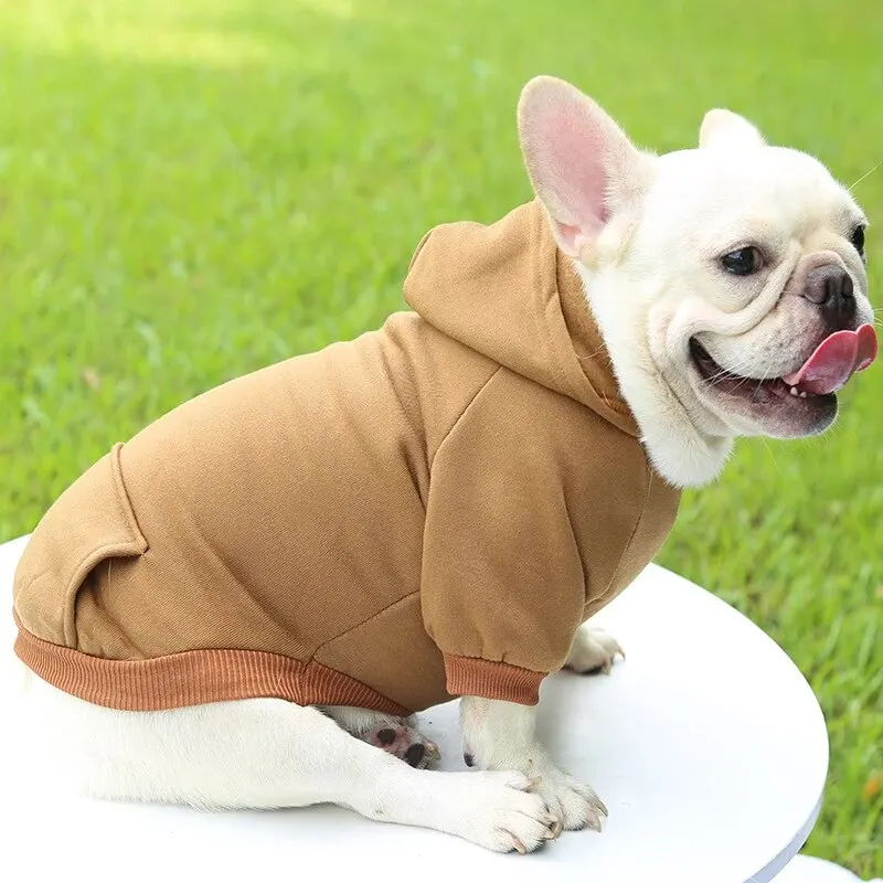 Fashion Dog Clothing Autumn And Winter Small Pet Clothes Thickening Warm Solid Color Two-Feet Hooded Wweater Casual Pet Products Fashion Dog Clothing Autumn And Winter Small Pet Clothes Thickening Warm Solid Color Two-Feet Hooded Wweater Casual Pet Products