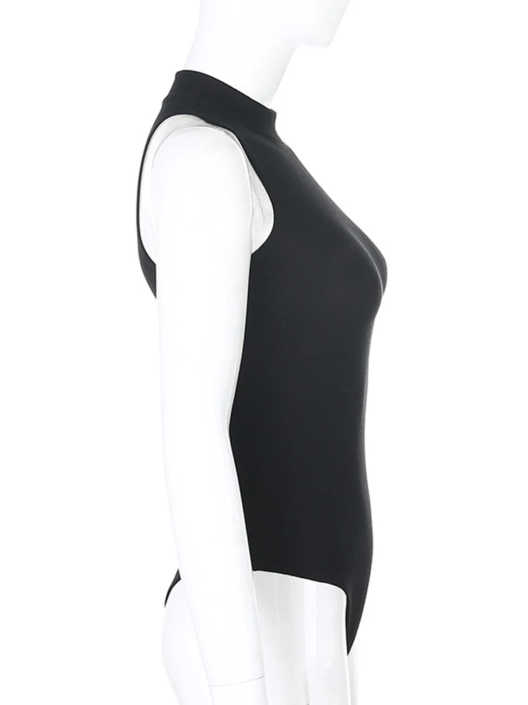 Harajuku Solid Jumpsuit Women Sleeveless Bodycon Sexy Black Body Tops Fashion Streetwear Vintage Y2k Gothic Bodysuits Clothing Harajuku Solid Jumpsuit Women Sleeveless Bodycon Sexy Black Body Tops Fashion Streetwear Vintage Y2k Gothic Bodysuits Clothing