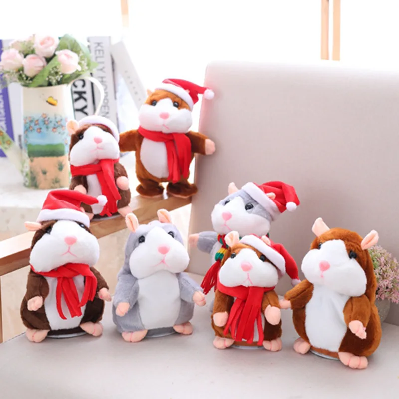 Cute Talking Hamster Speak Talk Sound Record Repeat Stuffed Plush Animal Kawaii Talking Hamster Mouse Toys For Children Gifts Cute Talking Hamster Speak Talk Sound Record Repeat Stuffed Plush Animal Kawaii Talking Hamster Mouse Toys For Children Gifts