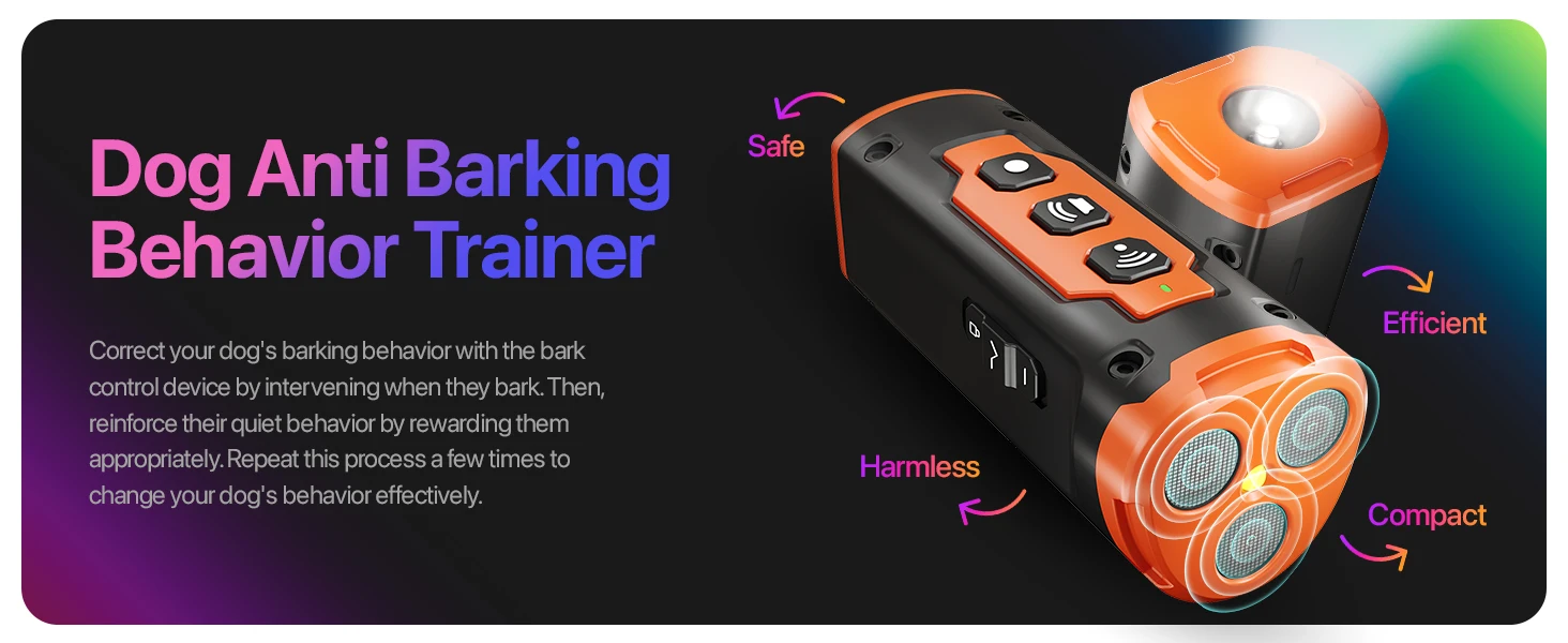 2023 Release Pet Dog Repeller Ultrasonic Dog Training Device Rechargeable Anti Dog Bark Deterrent Device With LED Flashlight 2023 Release Pet Dog Repeller Ultrasonic Dog Training Device Rechargeable Anti Dog Bark Deterrent Device With LED Flashlight