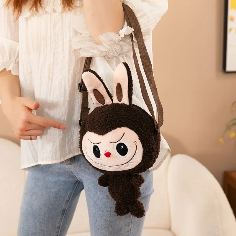30cm Labubu Shoulder Cartoon Cute Doll Backpack Toy Play Crossbody Pouch Monster Outdoor Travel Bag Christmas Gift 30cm Labubu Shoulder Cartoon Cute Doll Backpack Toy Play Crossbody Pouch Monster Outdoor Travel Bag Christmas Gift