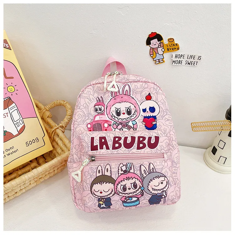 New Large Capacity Labubu Kindergarten Bag Children's Backpack Cartoon Cute Primary School Backpack Shoulder Bag New Large Capacity Labubu Kindergarten Bag Children's Backpack Cartoon Cute Primary School Backpack Shoulder Bag