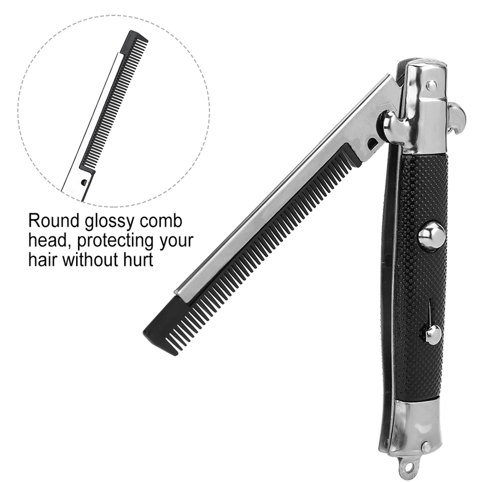 1pcs Folding Spring Comb Mens Womens Beauty Handmade Folding Pocket Clip Hair Moustache Beard Comb Barbershop Pet Modelling 1pcs Folding Spring Comb Mens Womens Beauty Handmade Folding Pocket Clip Hair Moustache Beard Comb Barbershop Pet Modelling