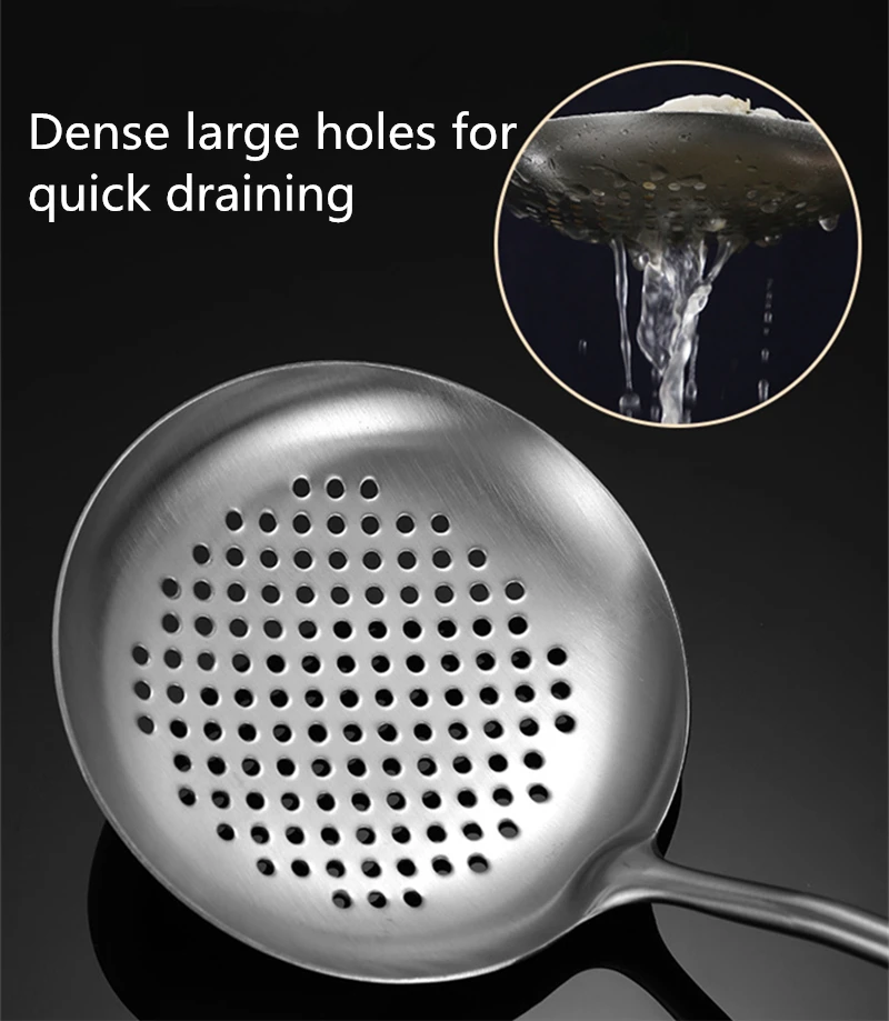 304 Stainless Steel Cooking Spatula Shovel Colander Rice Soup Spoon Thickened Anti-scald Kitchenware Cookware Accessories 304 Stainless Steel Cooking Spatula Shovel Colander Rice Soup Spoon Thickened Anti-scald Kitchenware Cookware Accessories