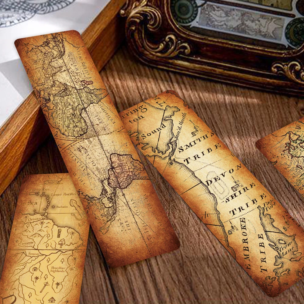 30pcs Vintage Map Bookmarks Reading Pages Books Tagged School Stationary Supplies DIY Aesthetic Bookmark Students Creative Gifts 30pcs Vintage Map Bookmarks Reading Pages Books Tagged School Stationary Supplies DIY Aesthetic Bookmark Students Creative Gifts