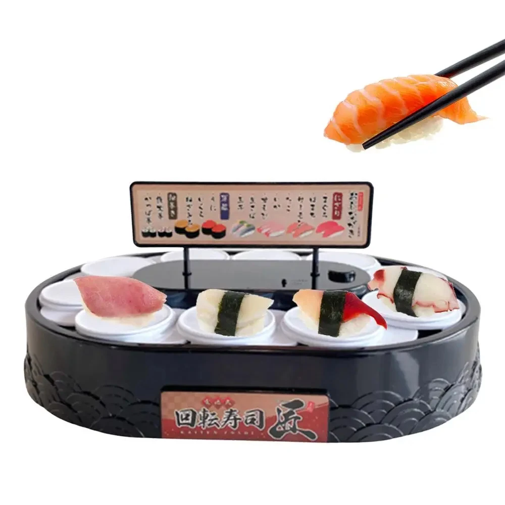 2-tier Automatic Rotating Cake Stand Sushi Dessert Cupcake Macaron Display Tray Wedding Birthday Party Supplies Cakes Turnables