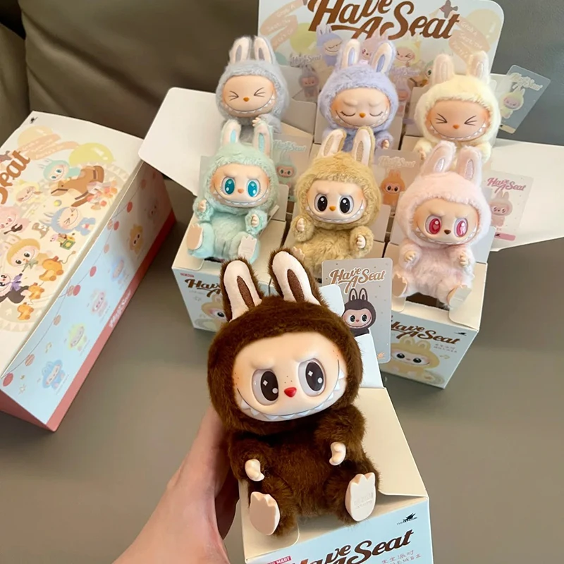 Genuine Labubu 2.0 Series Sitting Party Macaron Vinyl Face Pendant Doll Room Decor Keychain Collection Mystery Box Kawaii Gift Genuine Labubu 2.0 Series Sitting Party Macaron Vinyl Face Pendant Doll Room Decor Keychain Collection Mystery Box Kawaii Gift