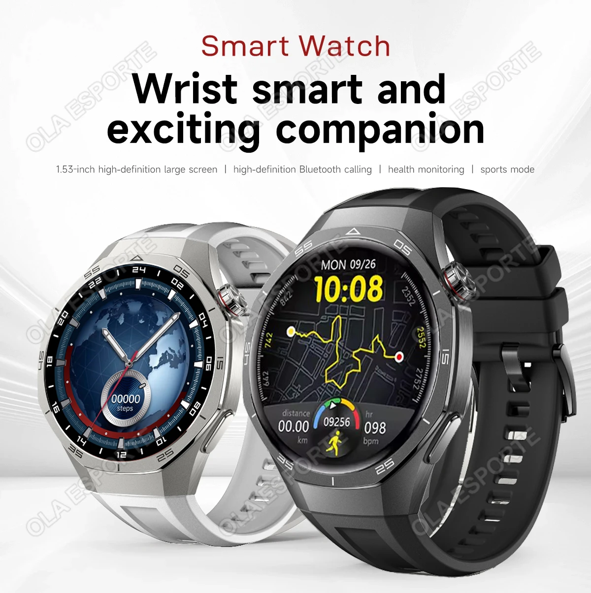 Watch 5 Pro Smart Watch for Huawei GT 5 Pro Smartwatch Gift Sport Watches Men Women Bluetooth Phone Call WristWatch GPS Band NEW Watch 5 Pro Smart Watch for Huawei GT 5 Pro Smartwatch Gift Sport Watches Men Women Bluetooth Phone Call WristWatch GPS Band NEW