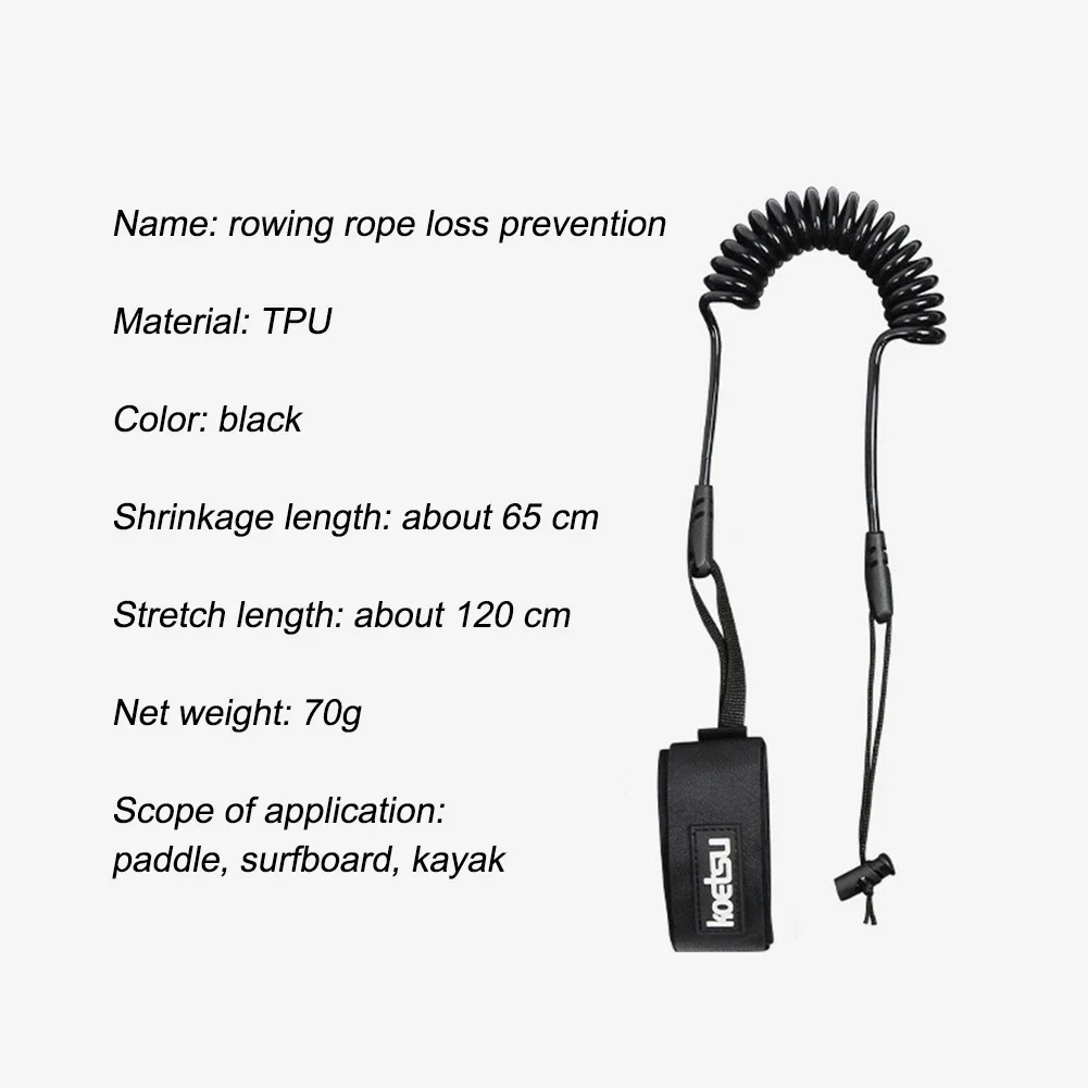 Portable Kayak Surfboard Tied Paddle Rope Black Practical Paddle Board Elastic Rope for Paddleboards Kayaks Accessories Portable Kayak Surfboard Tied Paddle Rope Black Practical Paddle Board Elastic Rope for Paddleboards Kayaks Accessories