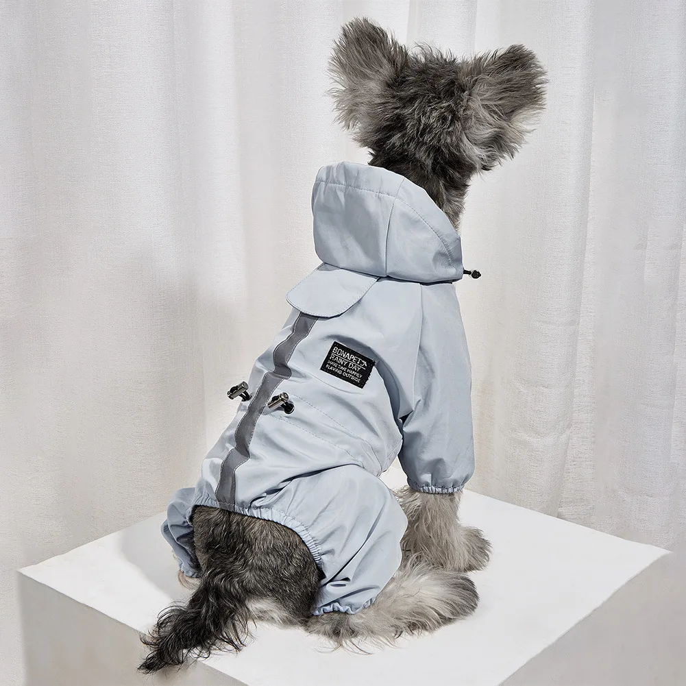 Waterproof Dog Raincoat Reflective Hooded Waterproof Jacket Pet Jumpsuit Small Dogs Outdoor Supplies French Bulldog Chihuahua Waterproof Dog Raincoat Reflective Hooded Waterproof Jacket Pet Jumpsuit Small Dogs Outdoor Supplies French Bulldog Chihuahua