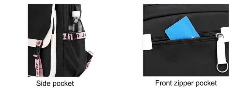 Japanese Anime Demon Slayer Backpack Nezuko Tanjirou Zenitsu Usb Bagpacks Fashion Women Men Travel Bag Girls Boys School Bags Japanese Anime Demon Slayer Backpack Nezuko Tanjirou Zenitsu Usb Bagpacks Fashion Women Men Travel Bag Girls Boys School Bags