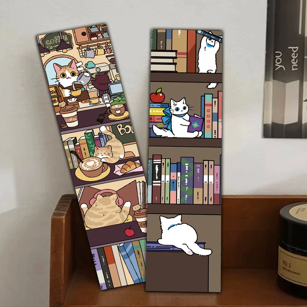 30PCS Cats and Bookshelves Bookmarks Cartoon Graffiti Reading Book Office Stationary Gifts Students Scrapbooking Bookmarks 30PCS Cats and Bookshelves Bookmarks Cartoon Graffiti Reading Book Office Stationary Gifts Students Scrapbooking Bookmarks