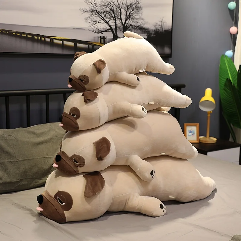 55cm-90cm Cute Animal Kawaii Pug Dog Plush Toys Sleep Pillow Kids Christmas Birthday Gift Child Girl Xmas Valentine's Gift 55cm-90cm Cute Animal Kawaii Pug Dog Plush Toys Sleep Pillow Kids Christmas Birthday Gift Child Girl Xmas Valentine's Gift