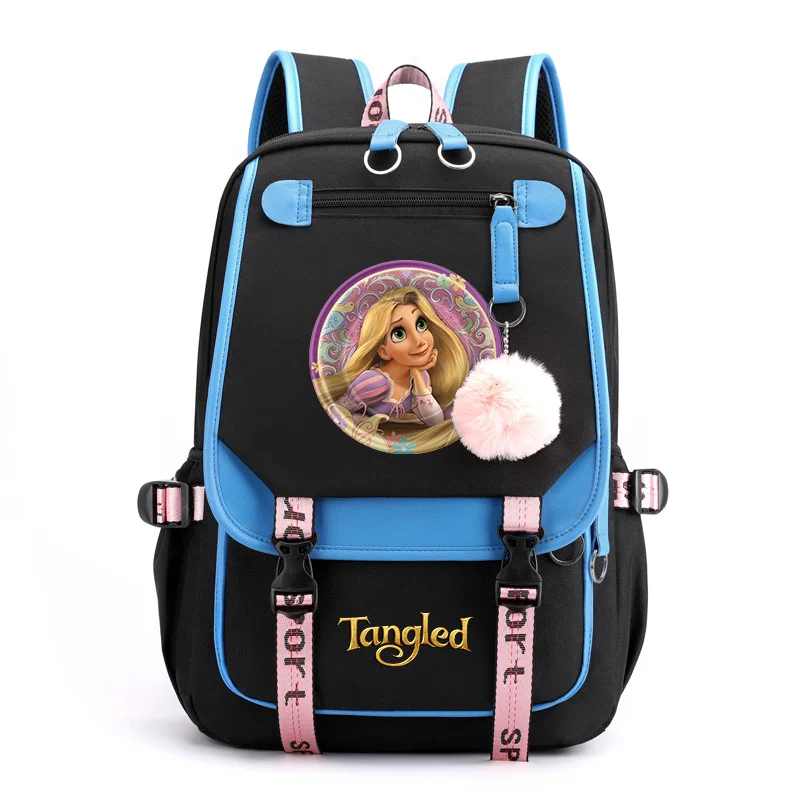 Tangled Rapunzel Princess Backpacks Teenager USB Charging Laptop Backpack Women Men Rucksack Travel Bag Mochila Tangled Rapunzel Princess Backpacks Teenager USB Charging Laptop Backpack Women Men Rucksack Travel Bag Mochila