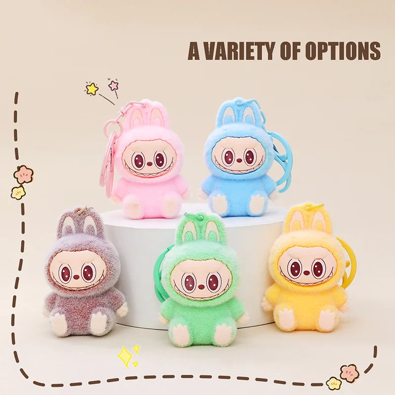 Labubu Keychain Cartoon Labubu Backpack Pendant Decorative Car Keychain Model Doll School Bag Charm Cute Keyring Festivals Gifts Labubu Keychain Cartoon Labubu Backpack Pendant Decorative Car Keychain Model Doll School Bag Charm Cute Keyring Festivals Gifts