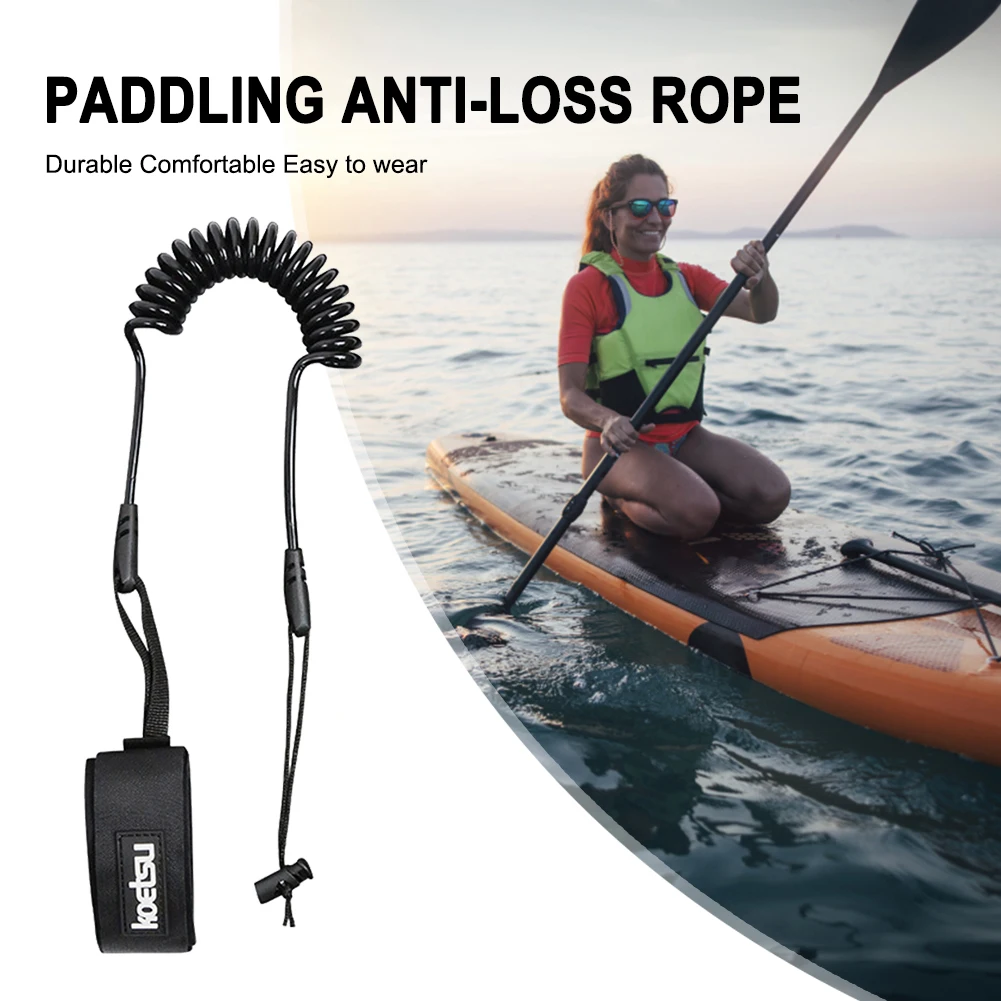 Portable Kayak Surfboard Tied Paddle Rope Black Practical Paddle Board Elastic Rope for Paddleboards Kayaks Accessories Portable Kayak Surfboard Tied Paddle Rope Black Practical Paddle Board Elastic Rope for Paddleboards Kayaks Accessories
