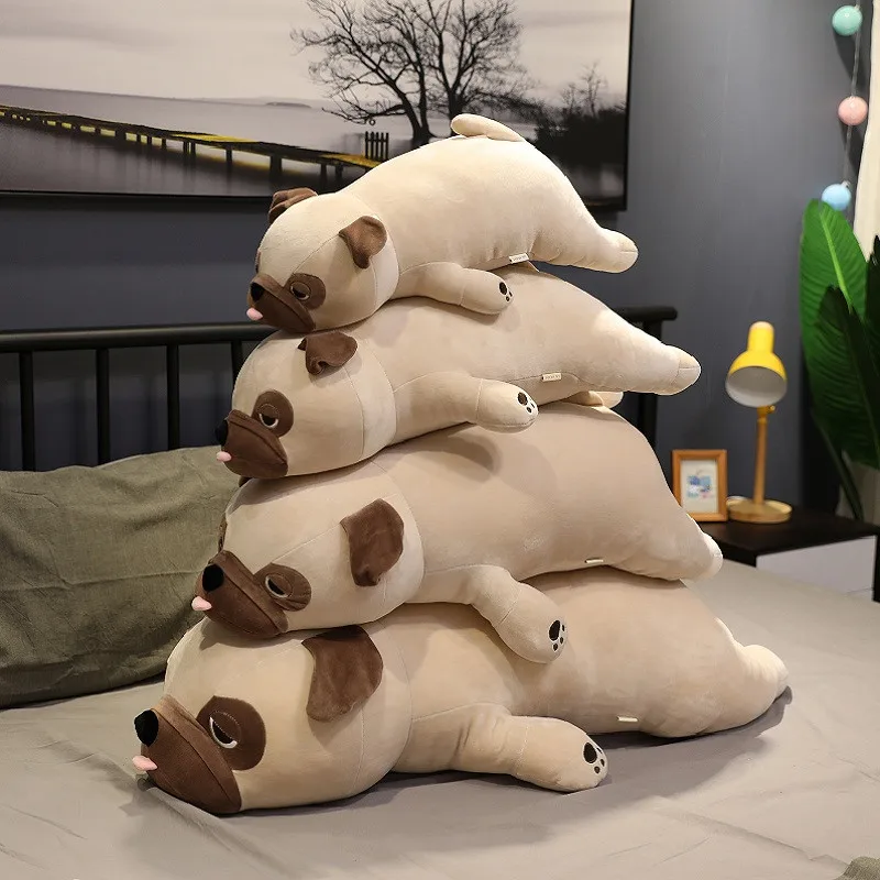 55cm-90cm Cute Animal Kawaii Pug Dog Plush Toys Sleep Pillow Kids Christmas Birthday Gift Child Girl Xmas Valentine's Gift 55cm-90cm Cute Animal Kawaii Pug Dog Plush Toys Sleep Pillow Kids Christmas Birthday Gift Child Girl Xmas Valentine's Gift
