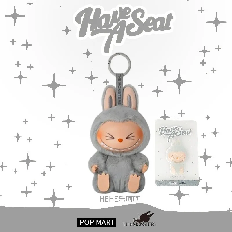 Labubu Macaron 2nd Blind Box Popmart series PVC kawaii Labubu Replica Macaron Pendant Doll Monsters Lisa Trendy Toy Gift