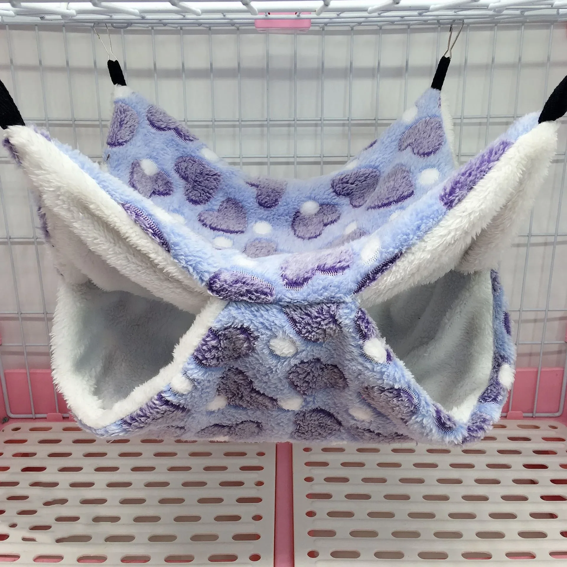 Double Layer Warm Hamster Hammock Pet Hanging Squirrel Sleeping Bag Hedgehog Small Pet Accessories Cage Pet Supplies Hammock Double Layer Warm Hamster Hammock Pet Hanging Squirrel Sleeping Bag Hedgehog Small Pet Accessories Cage Pet Supplies Hammock