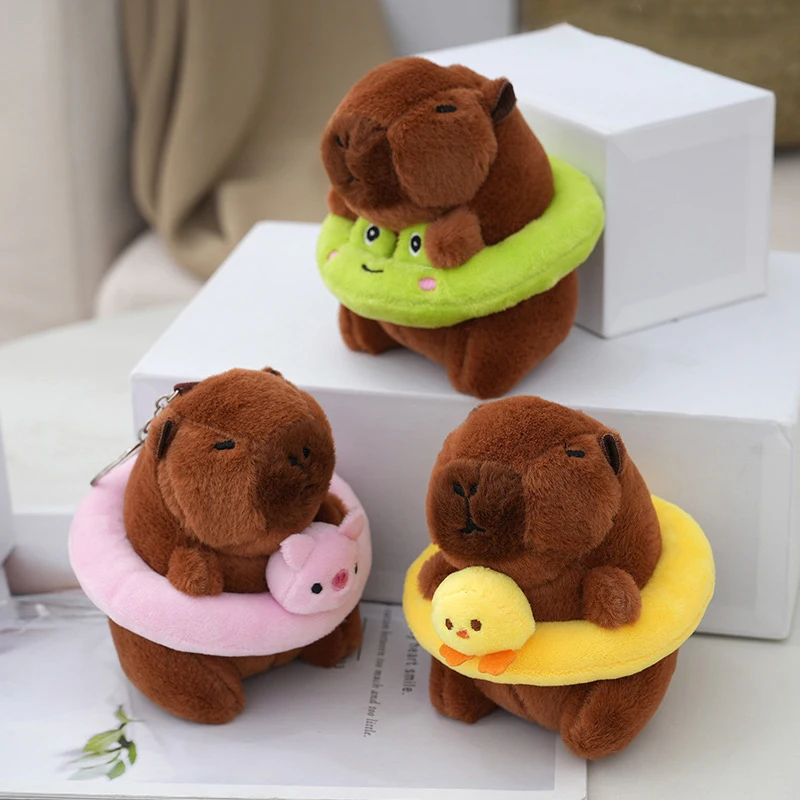Cartoon Capybara Plush Keychain Bag Pendant Hanging Decoration Cute Stuffed Doll Toy Desktop Doll Ornament Car Keyring Kids Gift Cartoon Capybara Plush Keychain Bag Pendant Hanging Decoration Cute Stuffed Doll Toy Desktop Doll Ornament Car Keyring Kids Gift